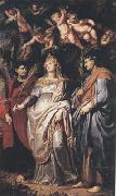 Peter Paul Rubens Saints Domitilla,Nereus and Achilleus (mk01) oil on canvas